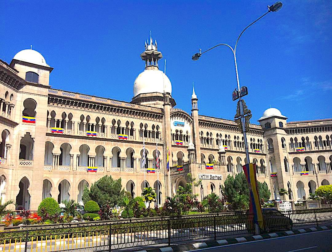 Kuala Lumpur Railway Station (1910) was inspired by Mughal design