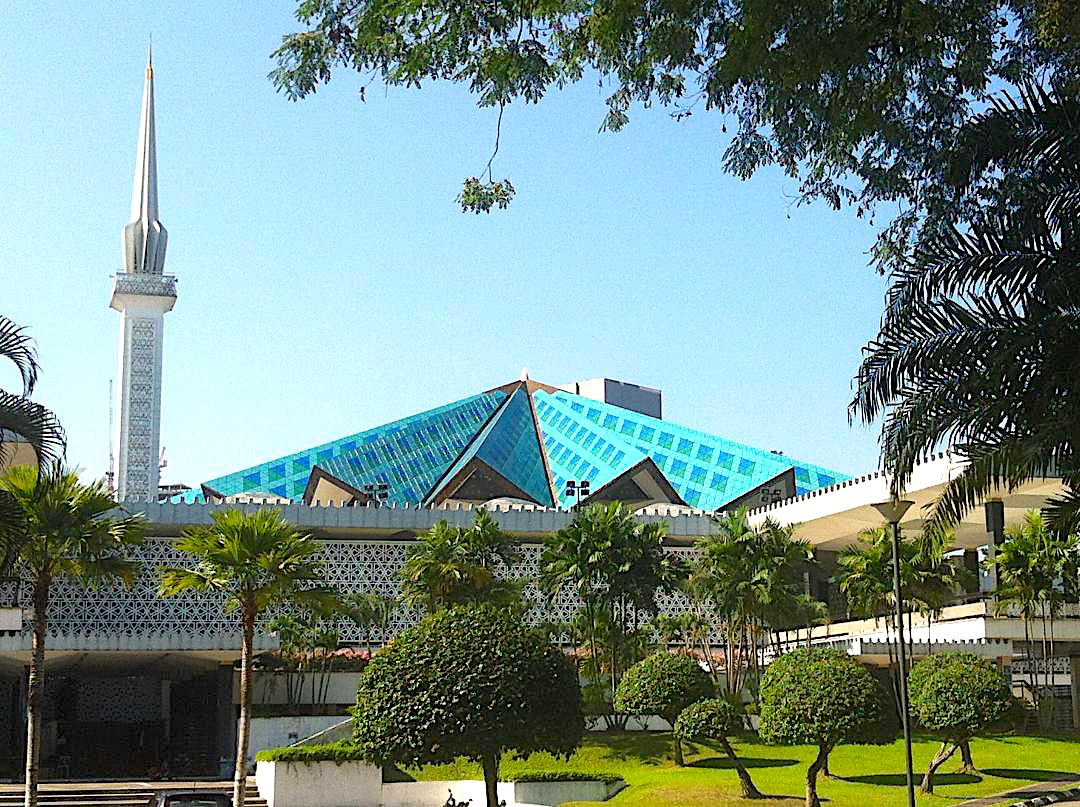 Malaysia National Museum sits next to Perdana Lake Gardens in Kuala Lumpur