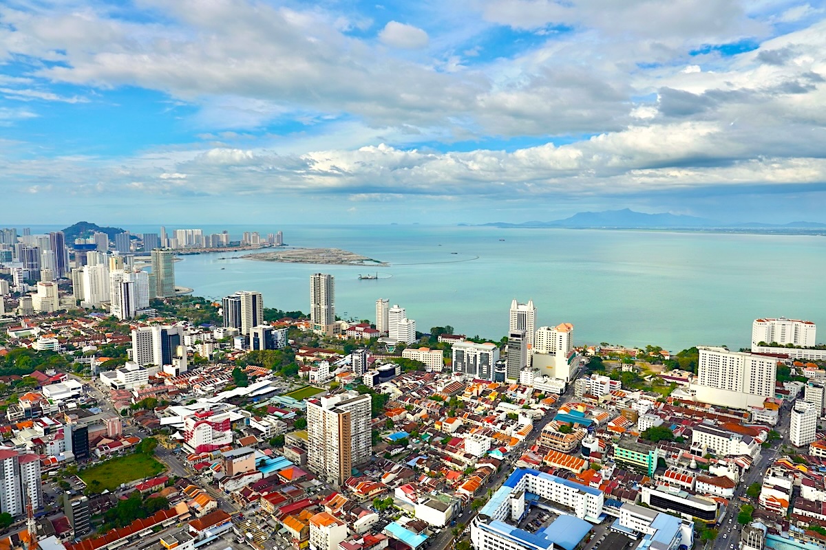 The trading port of George Town on Penang is a UNESCO Heritage Site